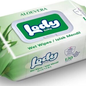 Nəm salfetlər Lody Aloe Vera, 120 əd