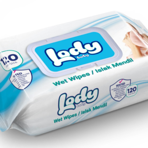 Nəm salfetlər Lody sensitive, 120 ədəd